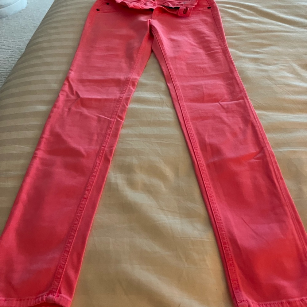 Rag & Bone Neon Pink Jeans